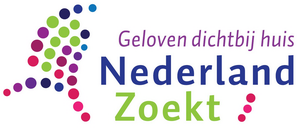 Logo: nederland zoekt. geloven dichtbij huis.